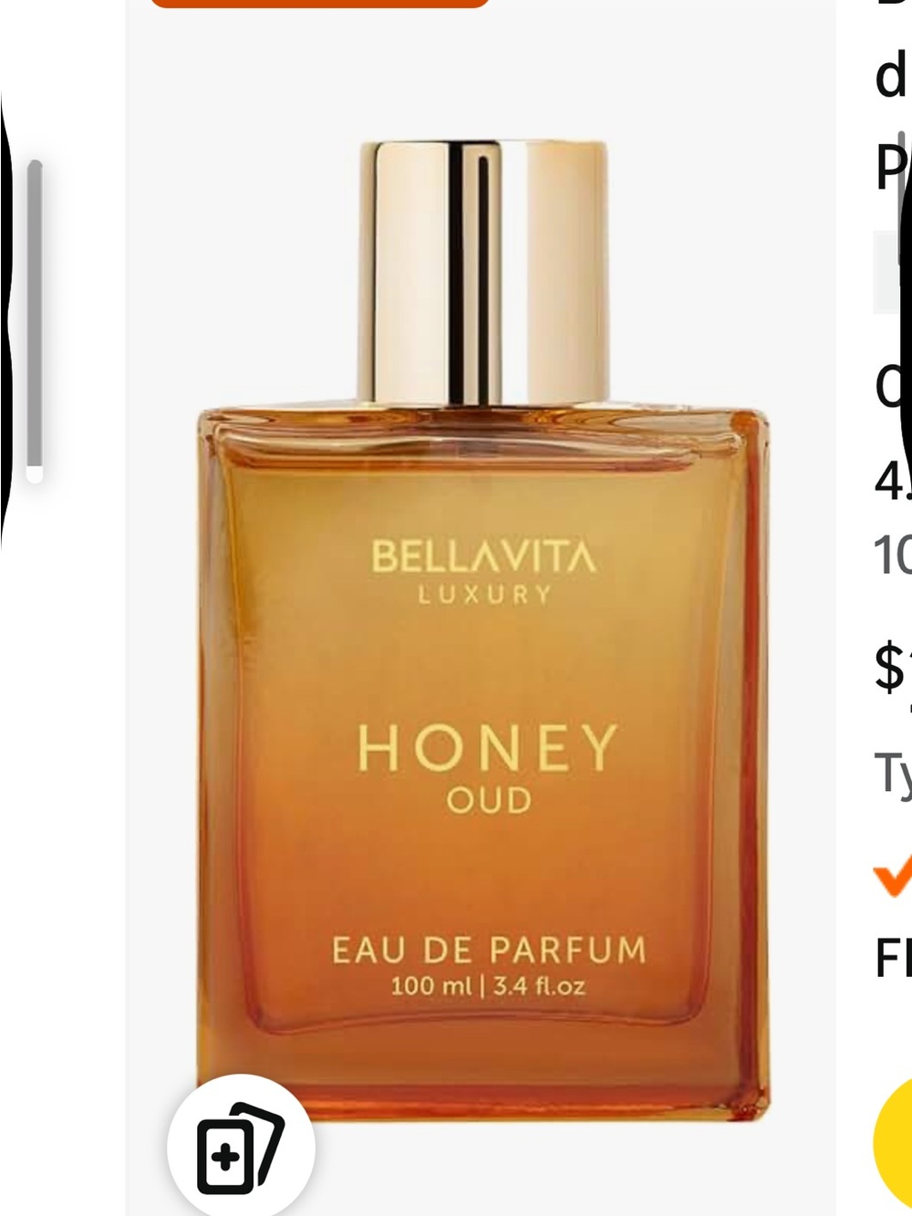 Bella Vita Honey Oud Eau de Parfum - Amber Gold